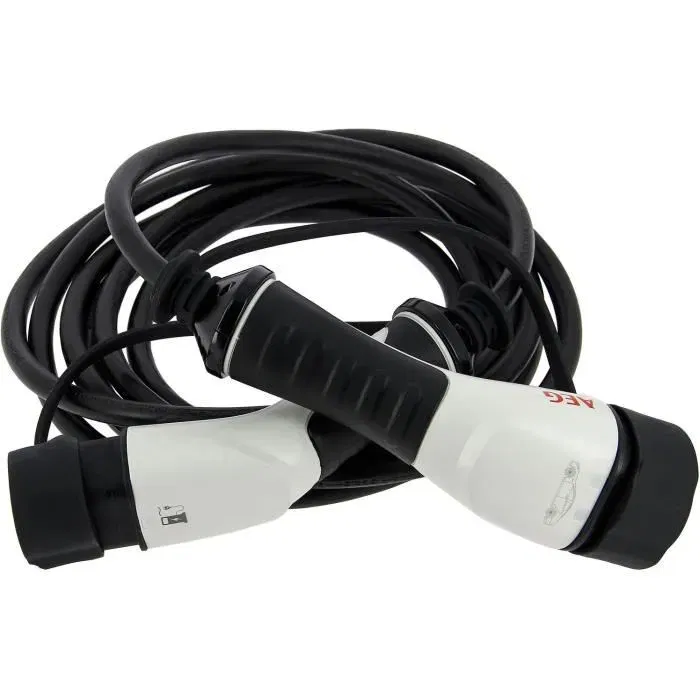 AEG Câble de charge Type 2 pour véhicules électriques & hybrides - Triphasé 16A 480V - Jusqu'à 11 kW - 5 m