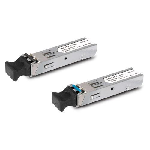 Planet MGB SFP transceiver 1000BASE-SX, module mini-GBIC pour fibre optique multimode, port LC, 850nm, portée 2 km, -40°C à 75°C Planet MGB SFP transceiver 1000BASE-SX, module mini-GBIC pour fibre optique multimode, port LC, 850nm, portée 2 km, -40°C à 75°C
