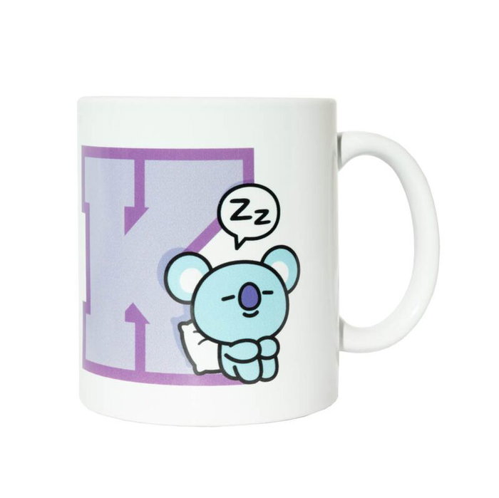 ERIK - Tasse BT21 Koya en céramique - 330 ml - Lavable au lave-vaisselle et au micro-ondes - Dimensions 9.5x8 cm ERIK - Tasse BT21 Koya en céramique - 330 ml - Lavable au lave-vaisselle et au micro-ondes - Dimensions 9.5x8 cm