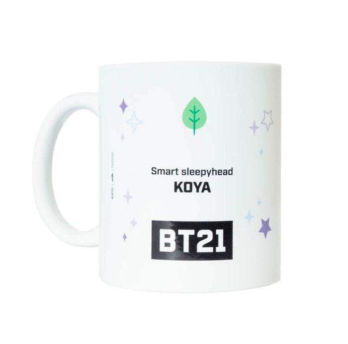 ERIK - Tasse BT21 Koya en céramique - 330 ml - Lavable au lave-vaisselle et au micro-ondes - Dimensions 9.5x8 cm ERIK - Tasse BT21 Koya en céramique - 330 ml - Lavable au lave-vaisselle et au micro-ondes - Dimensions 9.5x8 cm