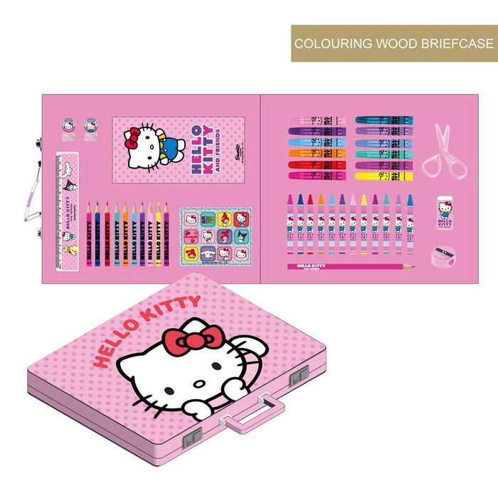 Cerdá Set Papeterie Coloriable Mallette Hello Kitty Cerdá Set Papeterie Coloriable Mallette Hello Kitty