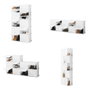 Rangement Modulaire Portable pour Chaussures InnovaGoods Blanc 28 paires