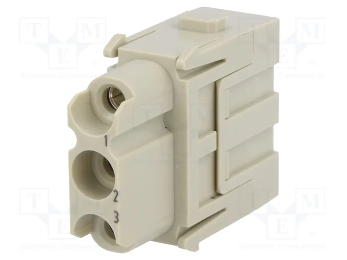 HARTING Han-Modular® Module Connecteur Femelle 3 Broches 40A 690V HARTING Han-Modular® Module Connecteur Femelle 3 Broches 40A 690V