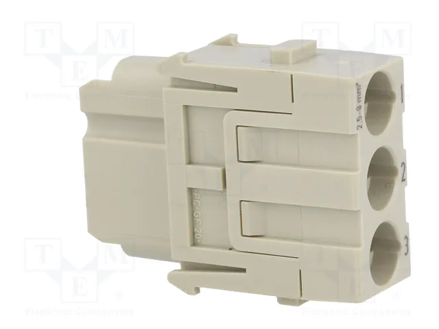HARTING Han-Modular® Module Connecteur Femelle 3 Broches 40A 690V HARTING Han-Modular® Module Connecteur Femelle 3 Broches 40A 690V