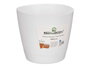 Ibergarden Pot de Fleurs Blanc 30,5 cm avec Soucoupe – Plastique PP pour Jardin et Intérieur (Set de 12)