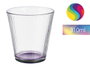 Vivalto Verre Rayé Transparent Multicolore 310 ml 9x9x9 cm (Set de 36)