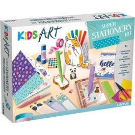 Liscianigiochi Kit Créatif de Papeterie pour Enfants à partir de 7 ans - Marqueurs, Autocollants, Accessoires Kawaii, Washi Tape