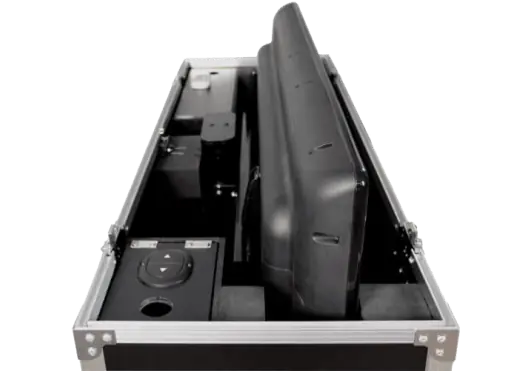 Gator Flightcase pour écrans LED/LCD de 55 pouces avec ascenseur motorisé Gtour
