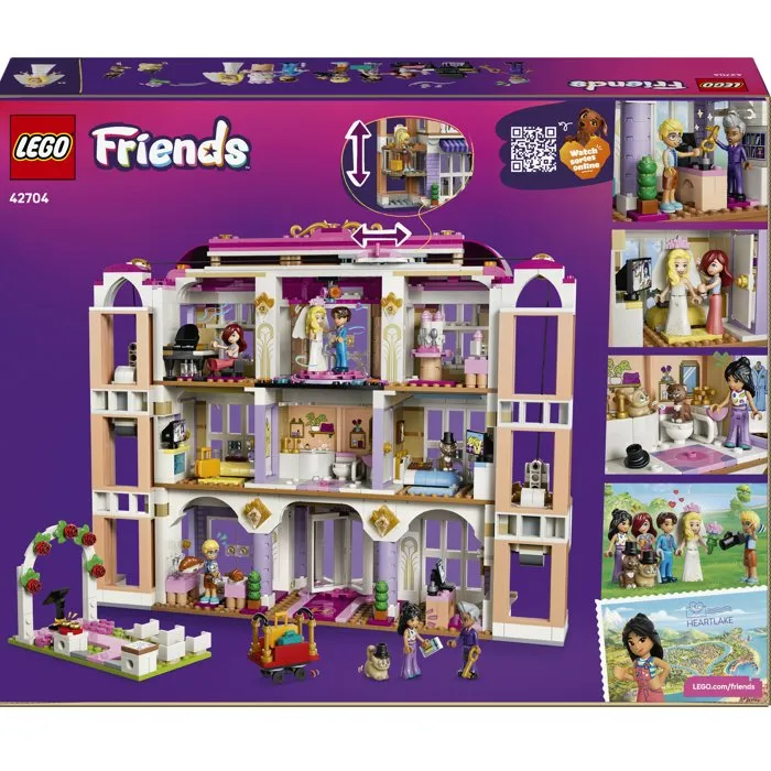 Lego Friends 42704 Le Grand Hôtel de Heartlake City - Jouet de Construction pour Enfants dès 9 Ans