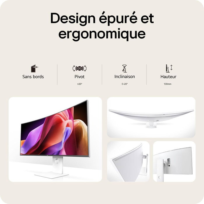 Écran LG 40U990A-W 4K Ultra HD
