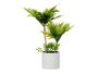 Ibergarden Maceta Cemento Grande Palmera Verde 22x40x22 cm (Set de 6)