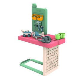 Smoby Atelier de bricolage pour maison Smoby Life (Neo Jura Lodge, My Neo House, Chef House...) - 39 accessoires - Jouet en matière recyclée - Fabriqué en France - Dès 2 ans