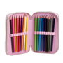 Giotto Plumier de Voyage Minnie avec Accessoires - Dimensions : 12.5 x 6.5 x 19.5 cm, Rose, Recommandé à partir de 3 ans