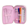 Giotto Plumier de Voyage Minnie avec Accessoires - Dimensions : 12.5 x 6.5 x 19.5 cm, Rose, Recommandé à partir de 3 ans