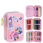 Giotto Plumier de Voyage Minnie avec Accessoires - Dimensions : 12.5 x 6.5 x 19.5 cm, Rose, Recommandé à partir de 3 ans