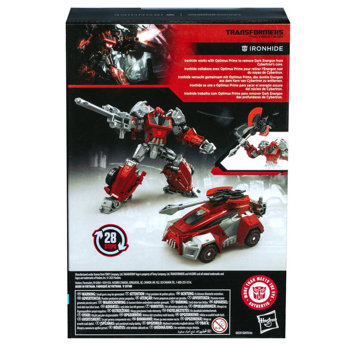 Hasbro Transformers Studio Series Voyager Class Gamer Edition Ironhide - War for Cybertron