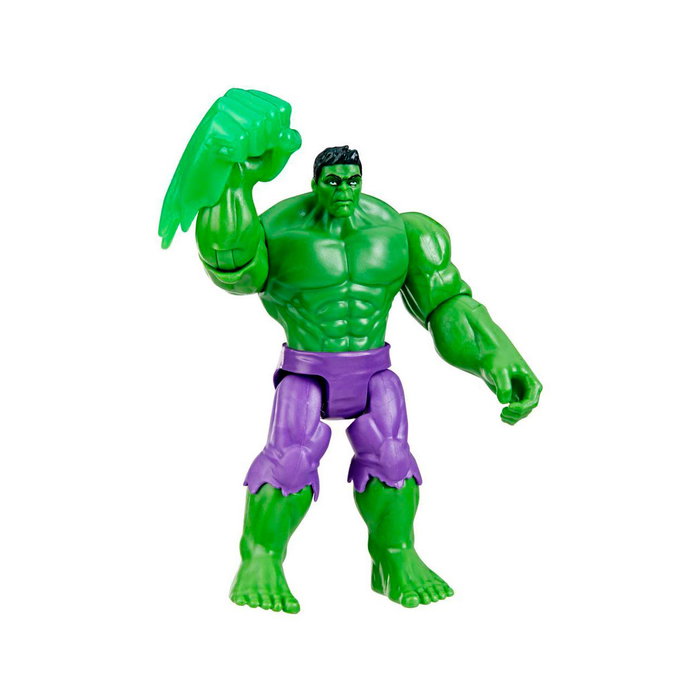 Hasbro Marvel Avengers - Figurine articulée Hulk de 10 cm avec poing interchangeable translucide - Âge recommandé: 4 ans et plus