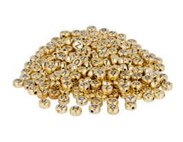 Innspiro Perles en Plastique Rondes avec Lettres Dorées 7mm, 1200 pièces