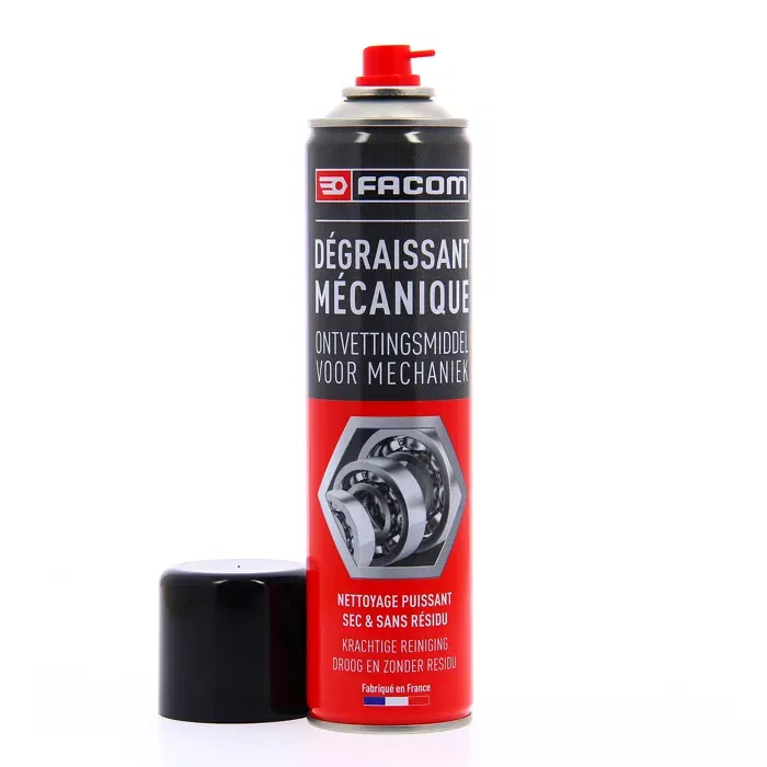 Facom Dégraissant mécanique - Aérosol 360° - 400 ml - Dégraissage rapide sans frotter - Jet puissant et concentré - Sans solvants chlorés Facom Dégraissant mécanique - Aérosol 360° - 400 ml - Dégraissage rapide sans frotter - Jet puissant et concentré - Sans solvants chlorés
