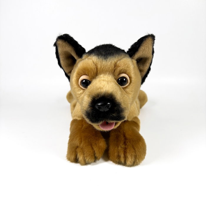DEQUBE Peluche Berger Allemand Couché 25 cm Licence Bocalán +0 Mois DEQUBE Peluche Berger Allemand Couché 25 cm Licence Bocalán +0 Mois
