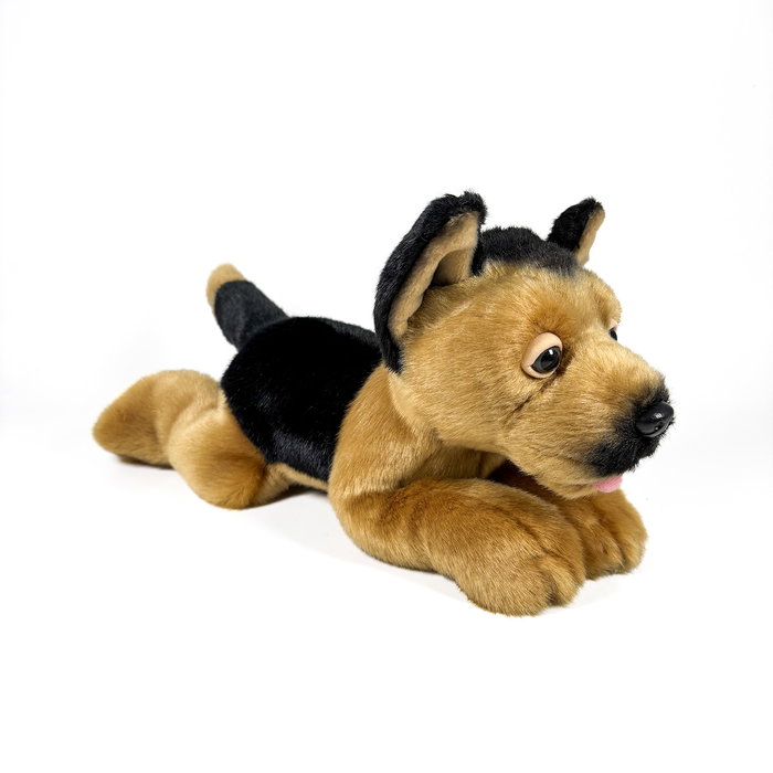 DEQUBE Peluche Berger Allemand Couché 25 cm Licence Bocalán +0 Mois DEQUBE Peluche Berger Allemand Couché 25 cm Licence Bocalán +0 Mois