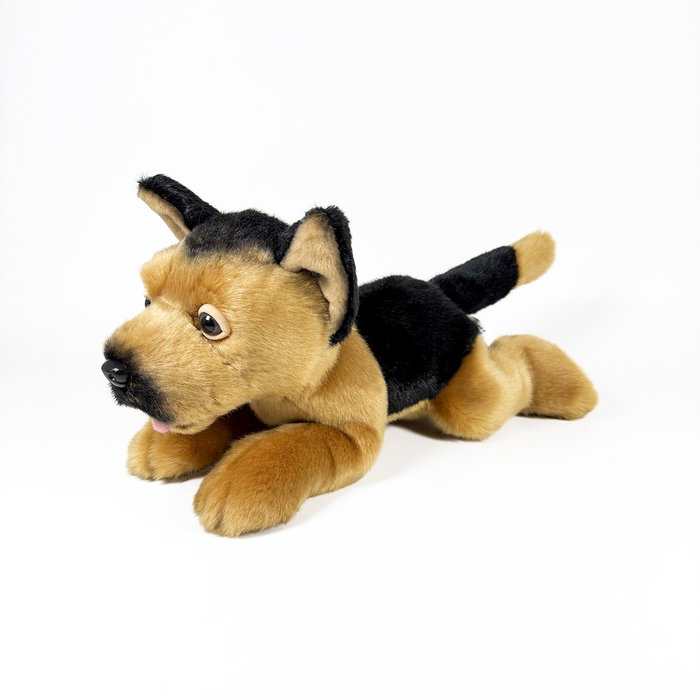 DEQUBE Peluche Berger Allemand Couché 25 cm Licence Bocalán +0 Mois DEQUBE Peluche Berger Allemand Couché 25 cm Licence Bocalán +0 Mois