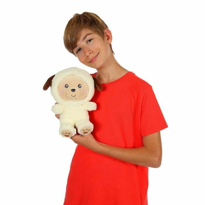 Gipsy Toys Peluche Chien Hoody Pets - Crème, 24 cm Gipsy Toys Peluche Chien Hoody Pets - Crème, 24 cm