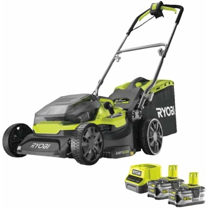 Ryobi Tondeuse Hybride LithiumPlus 36V avec 2 batteries 5 Ah Ryobi Tondeuse Hybride LithiumPlus 36V avec 2 batteries 5 Ah