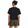 T-shirt à manches courtes femme Under Armour Noir Fitness 10-12 Ans