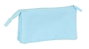 Safta Portatodo triple Kappa Basics Celeste - Organisateur triple - 22 x 12 x 3 cm