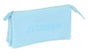 Safta Portatodo triple Kappa Basics Celeste - Organisateur triple - 22 x 12 x 3 cm