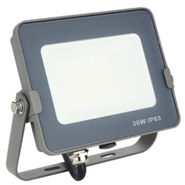 Silver Projecteur LED 30W 2400lm 3000K Gris IP65