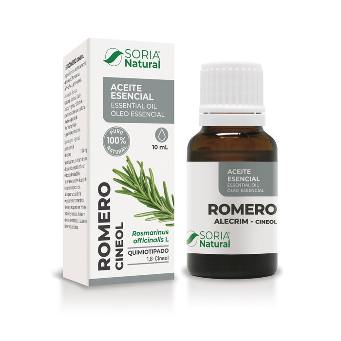 SORIA NATURAL Huile essentielle de romero 1,8-cinéol 10 ml SORIA NATURAL Huile essentielle de romero 1,8-cinéol 10 ml