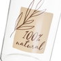 BigBuy Home Pots Transparent Naturel 1 L (3 Unités)