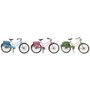 Home ESPRIT Figurine Décorative Bicyclette Vintage (Lot de 3 Unités)