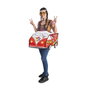 Disfraz adulto furgoneta hippie a hombros talla unica
