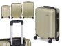 Arte Regal Set de 3 valises ABS vertes 49x76x30 cm (moyenne 45x67x26 cm, petite 38x57x23 cm) cadeau