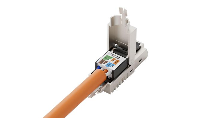 Lanview Fiche RJ45 FTP Cat6a pour conducteur massif/toronné AWG22-23 Lanview Fiche RJ45 FTP Cat6a pour conducteur massif/toronné AWG22-23