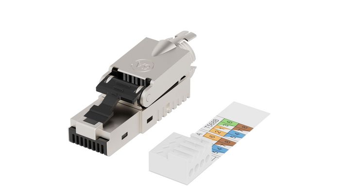Lanview Fiche RJ45 FTP Cat6a pour conducteur massif/toronné AWG22-23 Lanview Fiche RJ45 FTP Cat6a pour conducteur massif/toronné AWG22-23