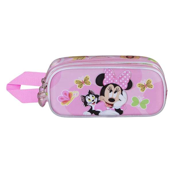 Karactermania - Coffret scolaire à double compartiment Minnie Mouse 3D avec fermeture à glissière - 22 x 8 x 9.5 cm Karactermania - Coffret scolaire à double compartiment Minnie Mouse 3D avec fermeture à glissière - 22 x 8 x 9.5 cm