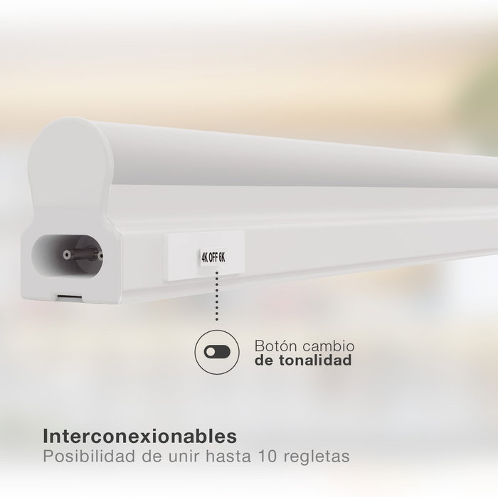 GSC Evolution Reglette LED T5 Siluas 600mm 8W 4000-6000K