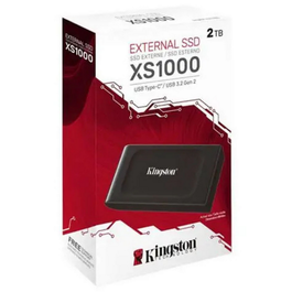 Kingston SXS1000/2000G SSD externe XS1000 2 To multicolore, portable et rapide avec interface USB-C