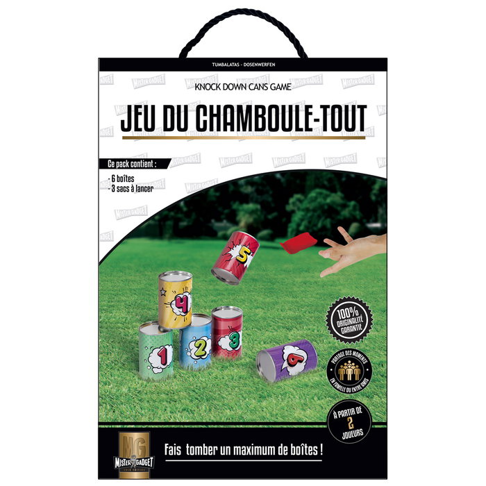 Mister Gadget Jeu de précision Tumbalatas avec 6 boîtes Mister Gadget Jeu de précision Tumbalatas avec 6 boîtes