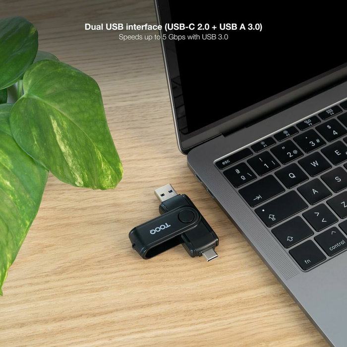 Lecteur de Cartes TooQ TQR-3003B Noir Lecteur de Cartes TooQ TQR-3003B Noir