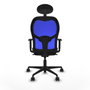 Piqueras y Crespo Chaise de Bureau Jorquera 1D036N1 Gris foncé