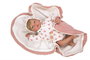 Muñecas Arias - Poupée reborn Cristina Rosa avec couverture 40 cm - Poupée réaliste pour enfants - Langue espagnole