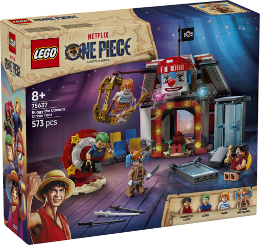 LEGO One Piece Le chapiteau de Buggy le clown (75637)
