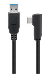 MicroConnect Câble USB-C vers USB 3.2 Type A, 0,5 m, Noir