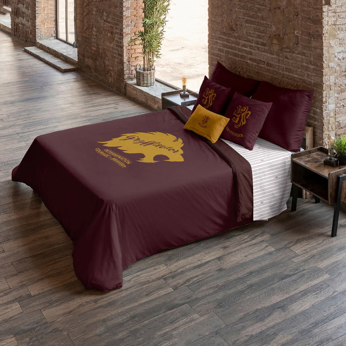 Housse de Couette Harry Potter Gryffindor Values Multicouleur 175 Fils 220 x 220 cm Lit 2 persones