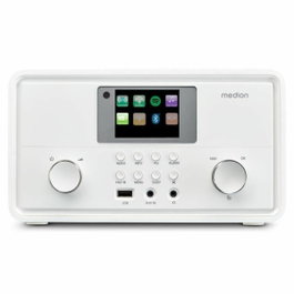 Medion Radio Internet DAB Bluetooth 2x10W RMS Blanc
